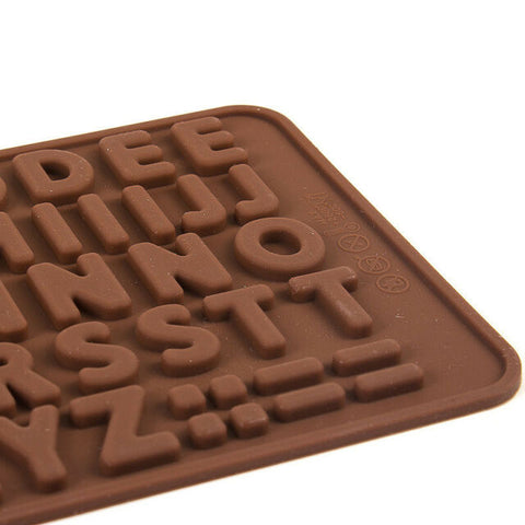 Small Alphabet 26 Letters Silicone Mould