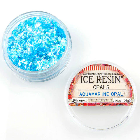 Ice Resin Iridescent Flakes - Gemstone Opals (4g)