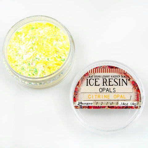 Ice Resin Iridescent Flakes - Gemstone Opals (4g)