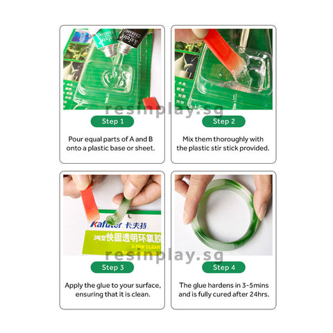 Quick Set Clear Epoxy Glue for Resin Jewellery