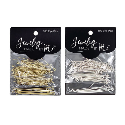 Assorted Eye Pins For Jewellery - Set of 100