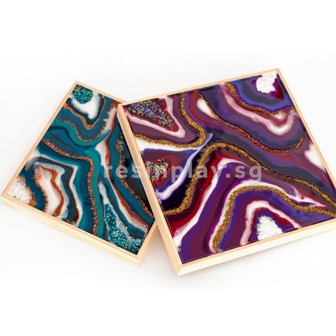 Three-Dimensional 3D Paint for Geode Resin Art