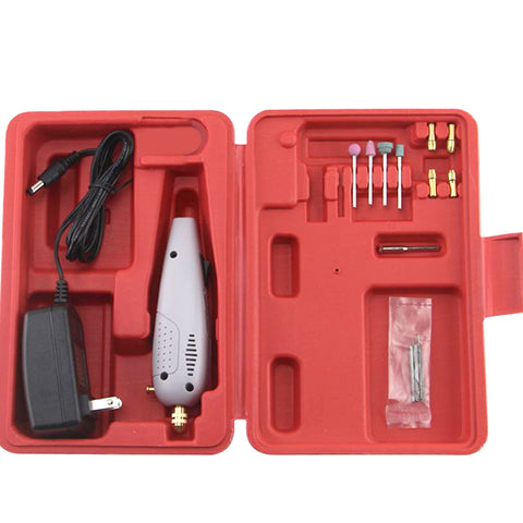 Jewellery Hand Drill Tool Kit - UK Adapter Included