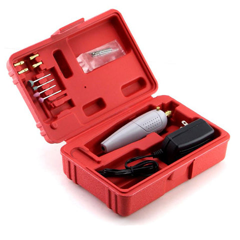 Jewellery Hand Drill Tool Kit - UK Adapter Included