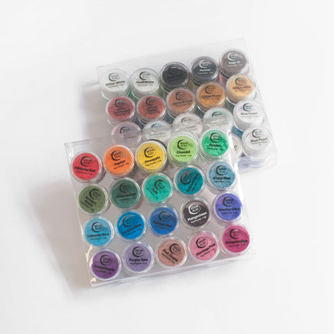 Mega Pearl Powder Pigments - Box Set of 40 Colours