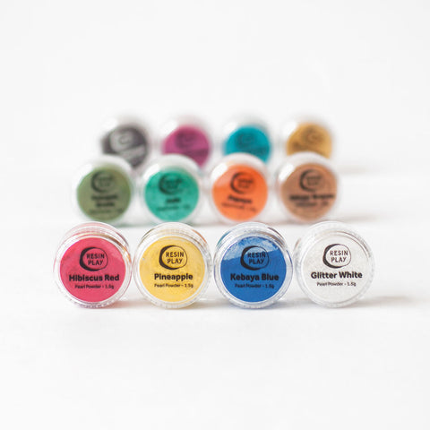 Mica Pearl Powder Pigment Set - Set of 4 colours
