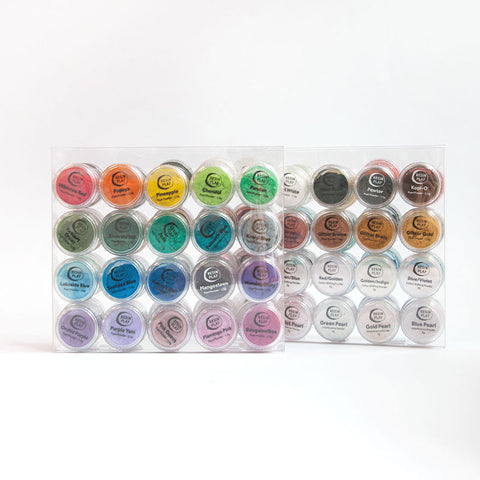 Mega Pearl Powder Pigments - Box Set of 40 Colours