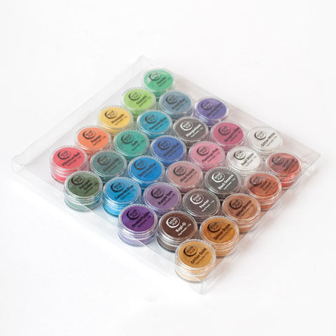 Mica Pearl Powder Pigments - Box Set of 30 Colours