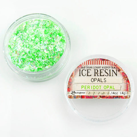 Ice Resin Iridescent Flakes - Gemstone Opals (4g)