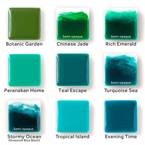 Opaque Colour Epoxy Paste Pigments for Resin Art - Box Set of 40 Colours
