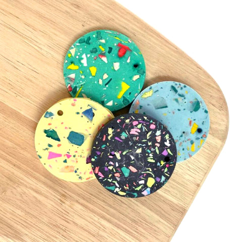 SAMPLE SALE - Terrazzo Round Pendant Set